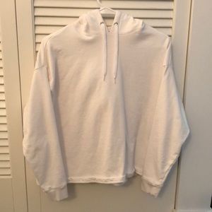White hoodie